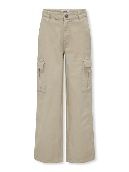 Only Mädchen Cargohose KOGYARROW-VOX STR Cargo pant beige