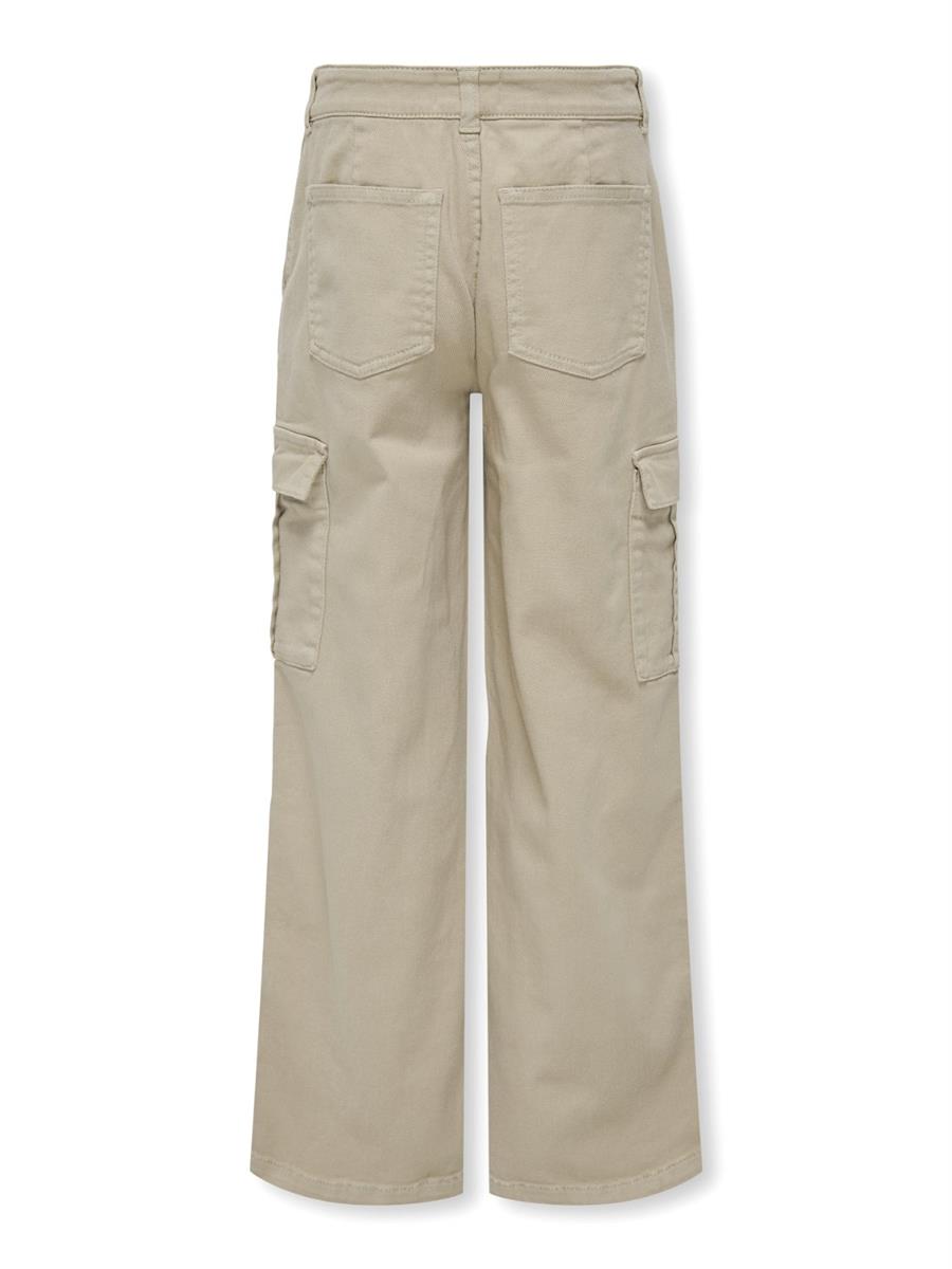 Only Mädchen Cargohose beige KOGYARROW-VOX STR CARGO PANT