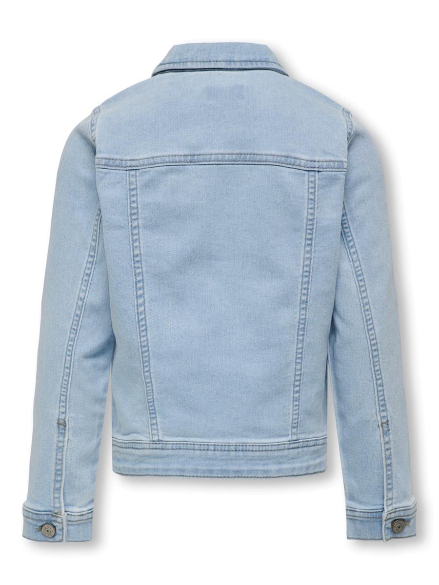 Only Mädchen Jeansjacke Übergangsjacke hellblau sehr weich KOGSARA
