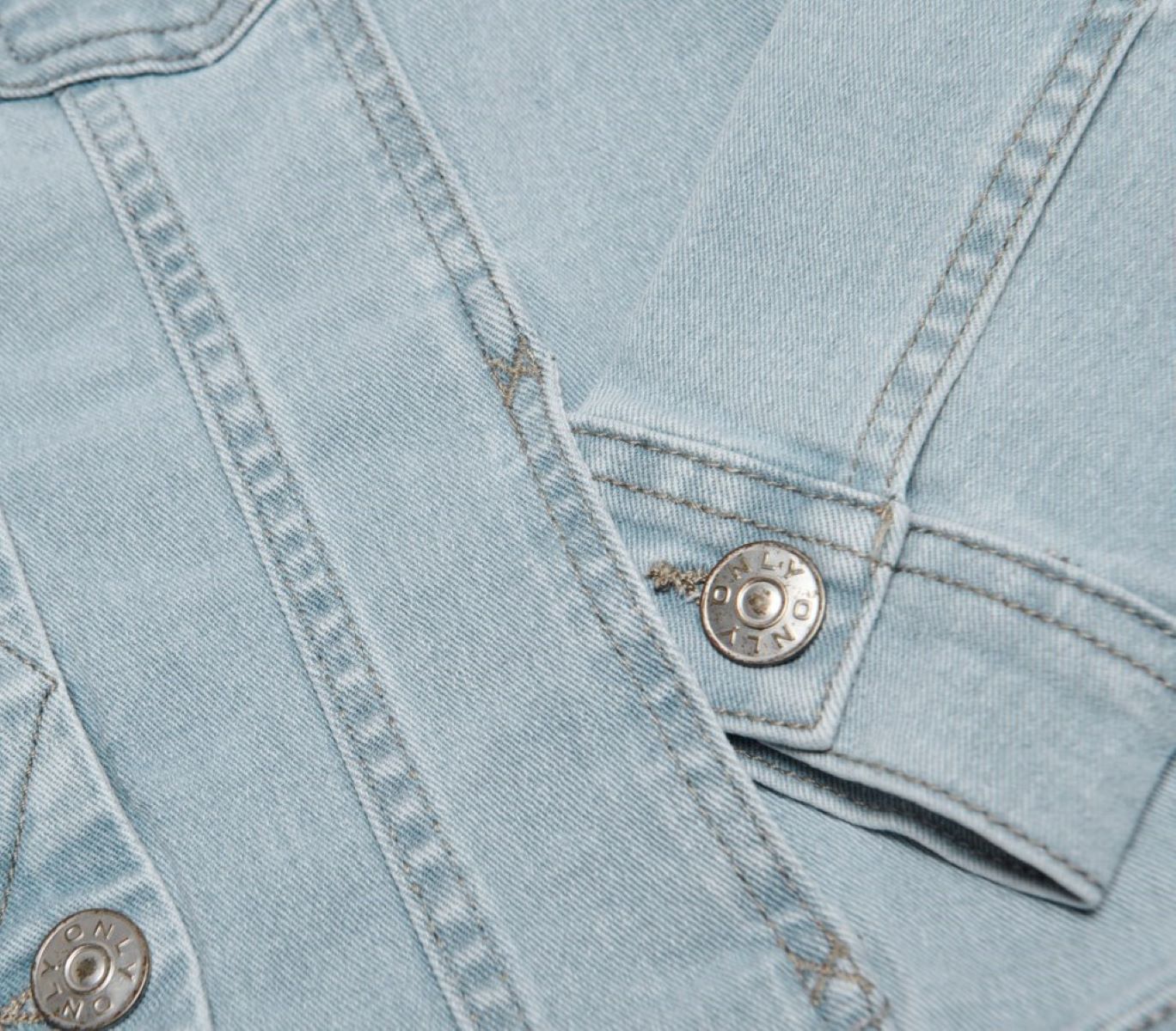 Only Mädchen Jeansjacke Übergangsjacke hellblau sehr weich KOGSARA