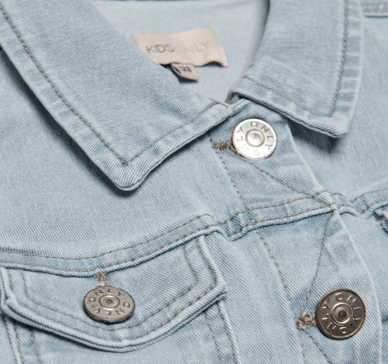 Only Mädchen Jeansjacke Übergangsjacke hellblau sehr weich KOGSARA