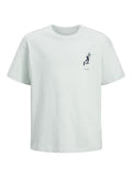 Jack & Jones Jungen T-Shirt loose fit Rückendruck JJSKTD