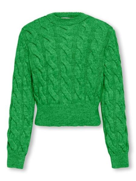 Only Mädchen Strickpulli kurz Grün edel Geschenkidee KOGCARLA