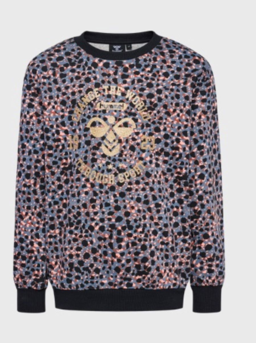 Hummel Mädchen Sweatshirt Leomuster Geschenkidee