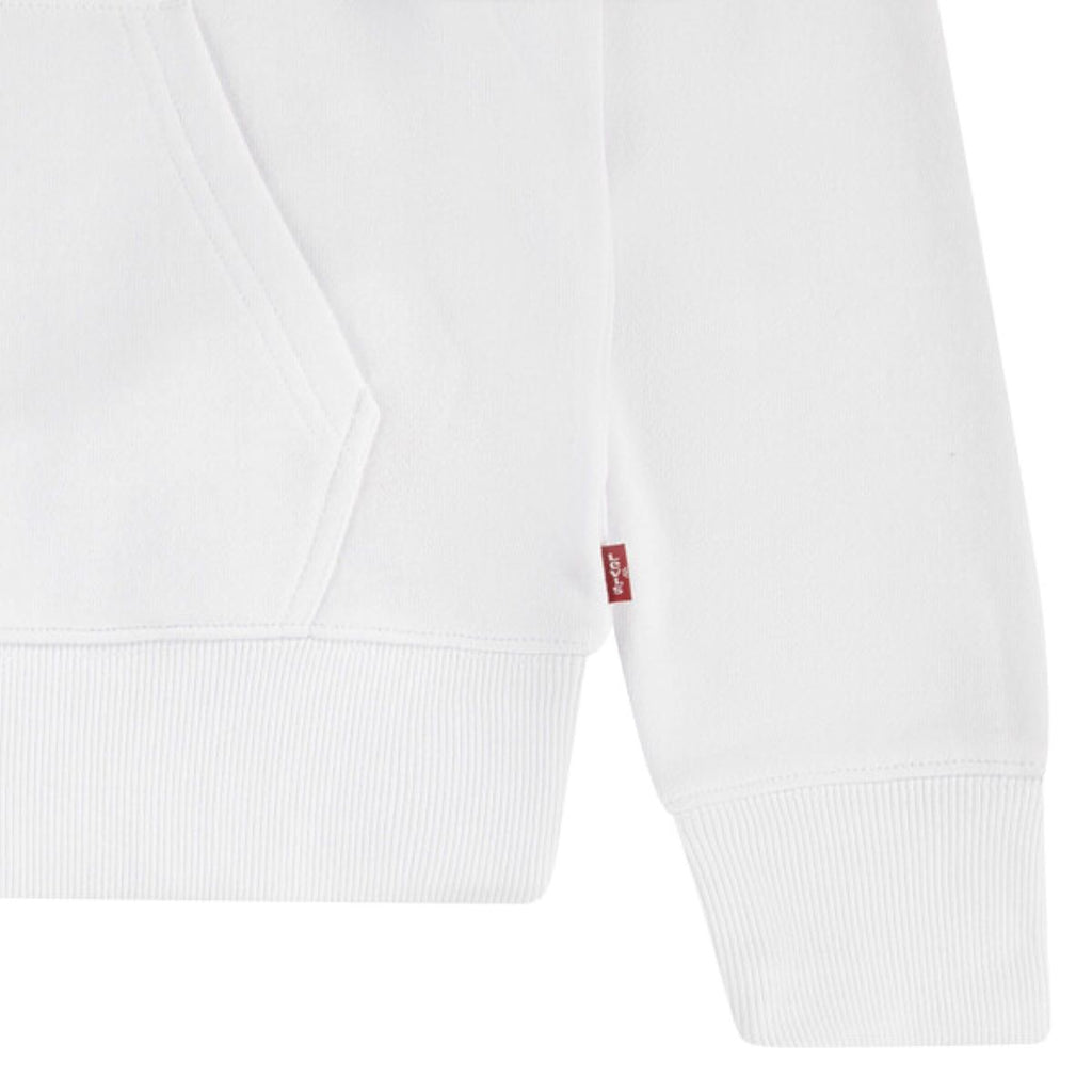 Levi's® Kids Kapuzensweatshirt Palm Batwing Fill Hoodie Weiß leicht