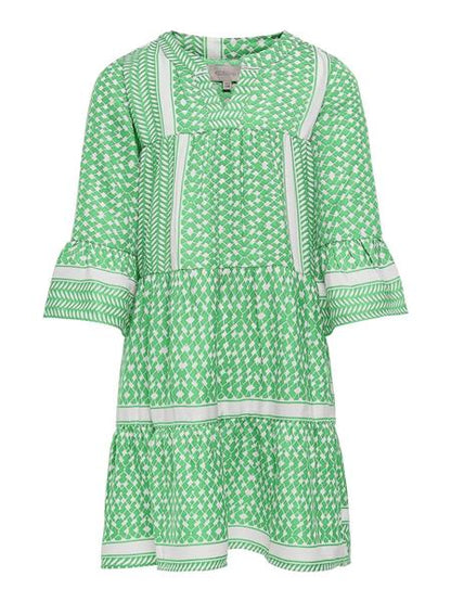 Only Mädchen Kleid Volantkleid 3/4 Arm leicht 15209378 KOGALBERTE Tunikakleid