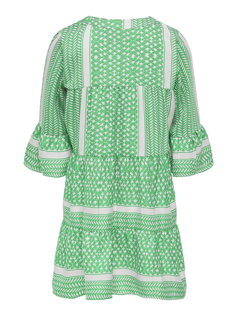 Only Mädchen Kleid Volantkleid 3/4 Arm leicht Tunikakleid KOGALBERTE