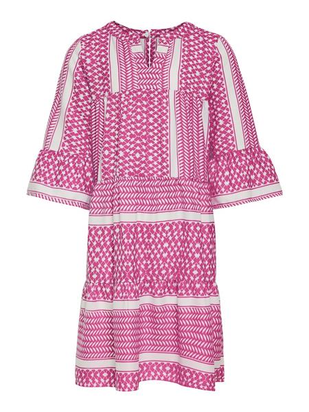 Only Mädchen Kleid Volantkleid 3/4 Arm leicht Tunikakleid KOGALBERTE