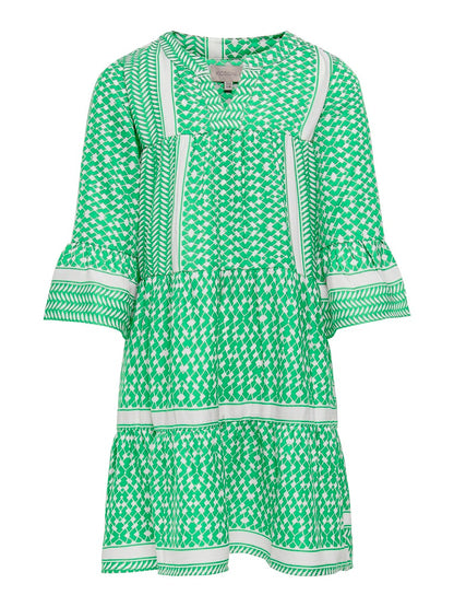 Only Mädchen Kleid Volantkleid 3/4 Arm leicht 15209378 KOGALBERTE Tunikakleid
