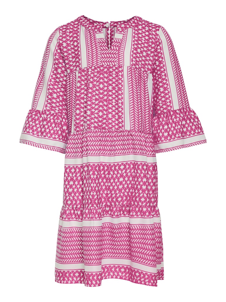 Only Mädchen Kleid Volantkleid 3/4 Arm leicht 15209378 KOGALBERTE Tunikakleid