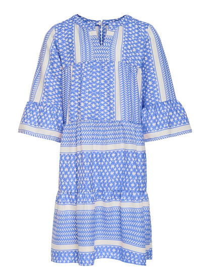 Only Mädchen Kleid Volantkleid 3/4 Arm leicht 15209378 KOGALBERTE Tunikakleid