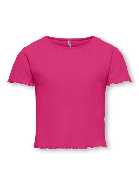 Only Mädchen T-Shirt Rippshirt Geschenkidee edel top KOGNELLA