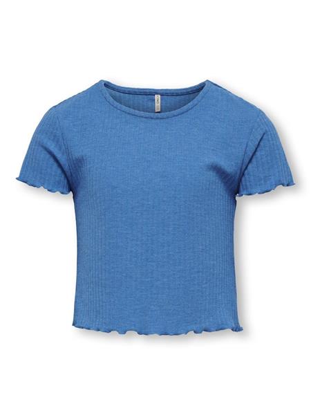 Only Mädchen T-Shirt Rippshirt Geschenkidee edel top KOGNELLA