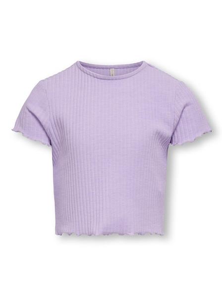 Only Mädchen T-Shirt Rippshirt Geschenkidee edel top KOGNELLA