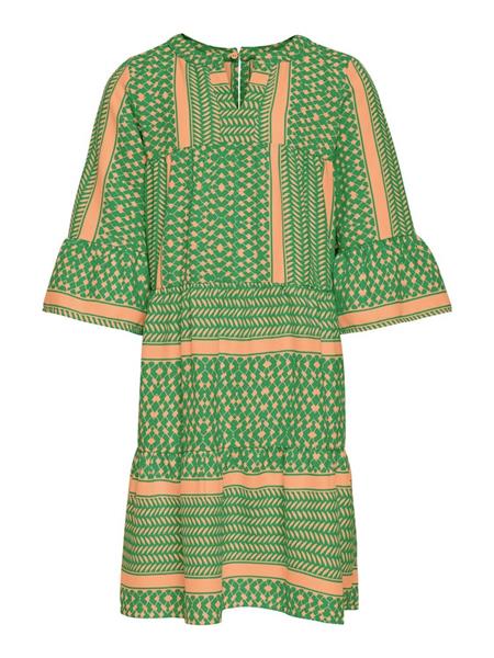 Only Mädchen Kleid Volantkleid 3/4 Arm leicht 15209378 KOGALBERTE Tunikakleid