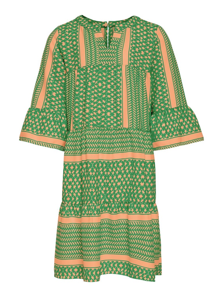 Only Mädchen Kleid Volantkleid 3/4 Arm leicht 15209378 KOGALBERTE Tunikakleid