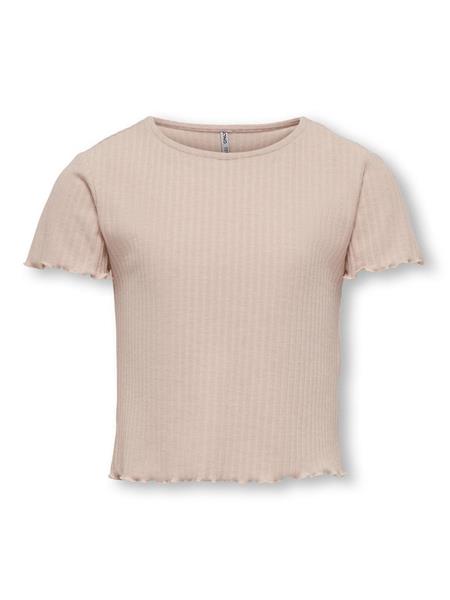 Only Mädchen T-Shirt Rippshirt Geschenkidee edel top KOGNELLA
