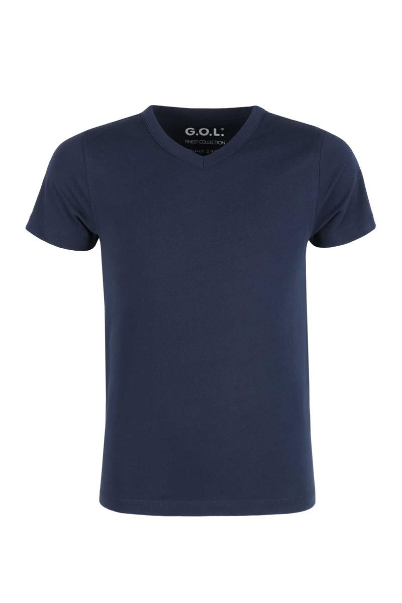 G.O.L. Jungen T-Shirt edel festlich Unterziehshirt für Anzugshemd