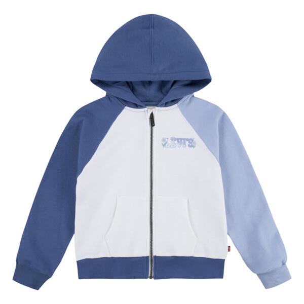 Levi's® Kids Mädchen Sweatjacke Hoodie Kapuzenjacke leicht Sommer