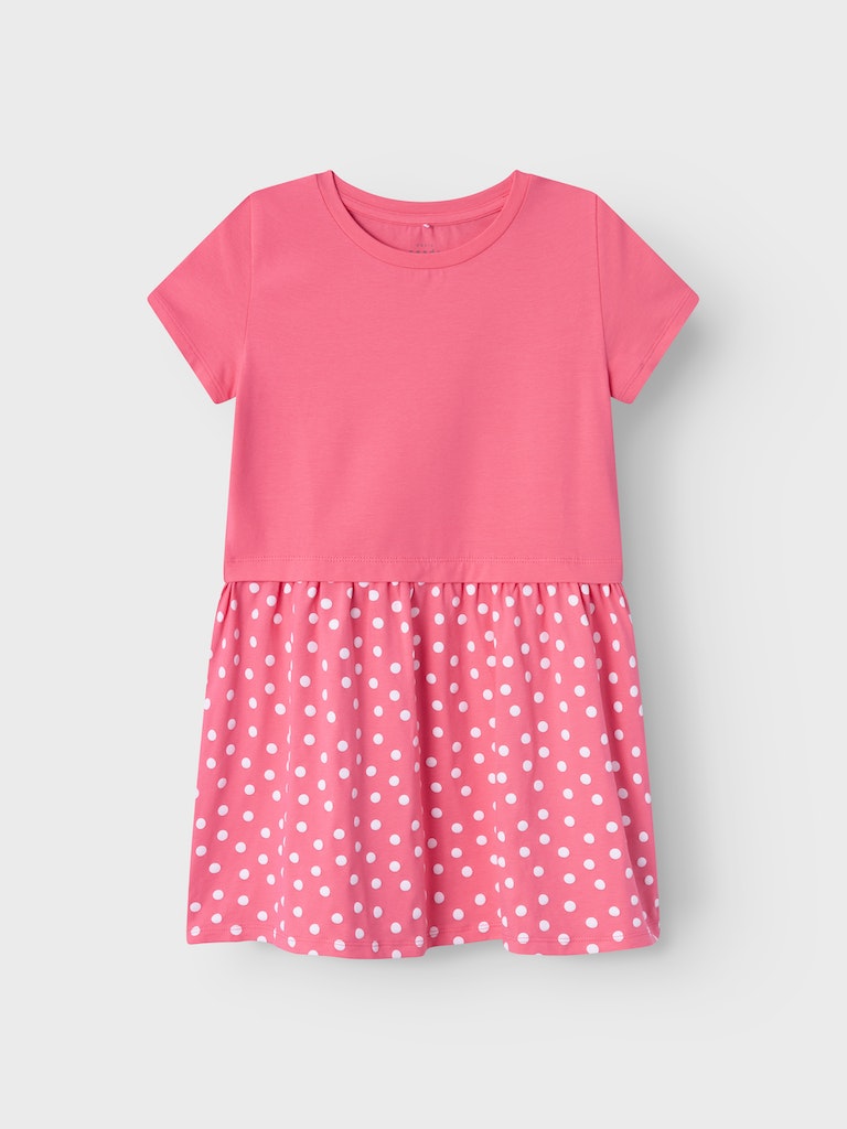 Mädchen Kleid kurzarm Sommerkleid Jerseykleid Schule Kindergarten