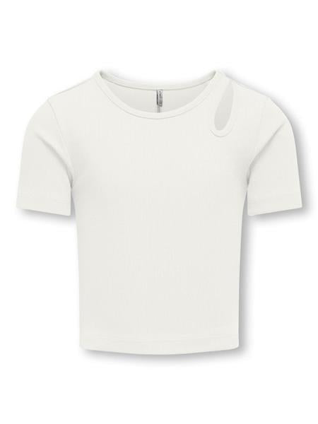 Only Mädchen T-Shirt Rippshirt Geschenkidee edel top KOGNESSA LIFE