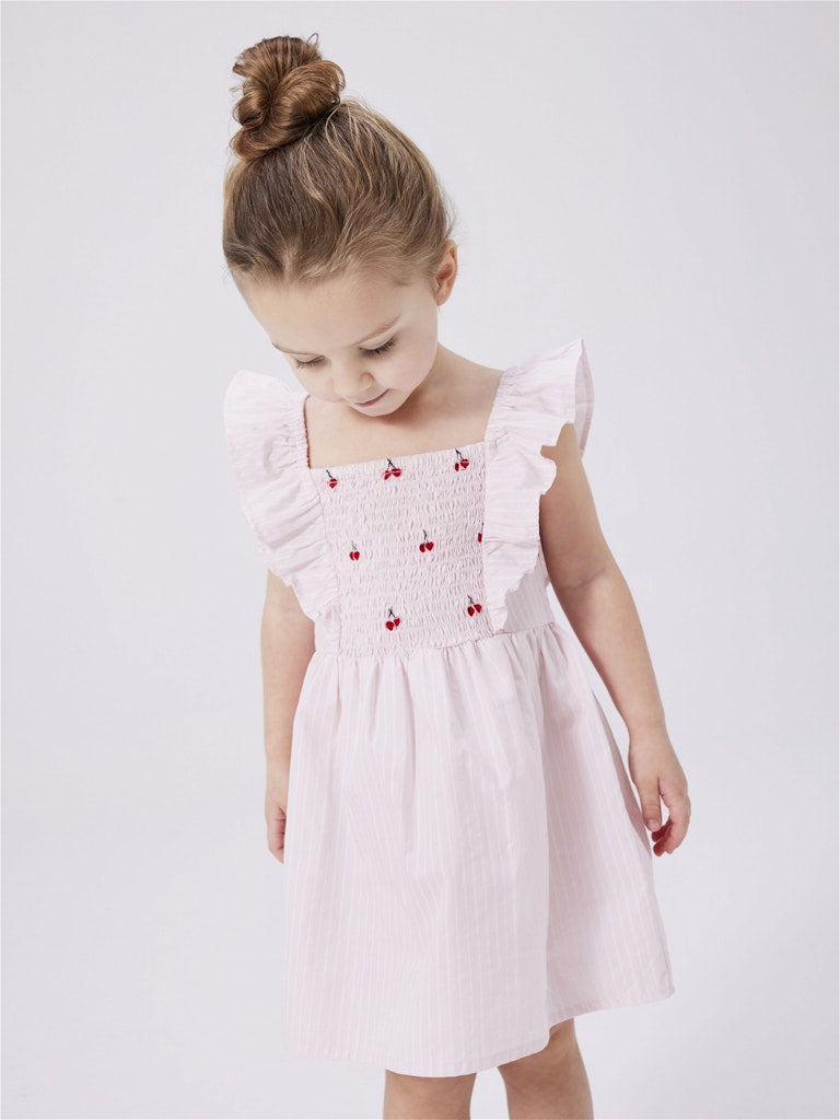 Name it Mädchen Sommerkleid Trägerkleid gesmockt Streifen NMFJASFINE
