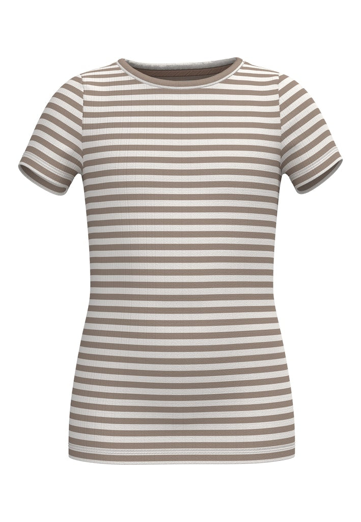 Name it Mädchen Rippshirt T-Shirt edel weich Teenager NKFSURAJA