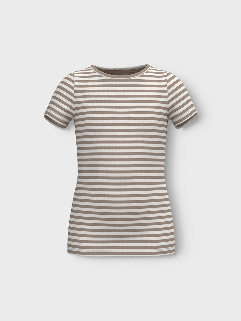 Name it Mädchen Rippshirt T-Shirt edel weich Teenager NKFSURAJA