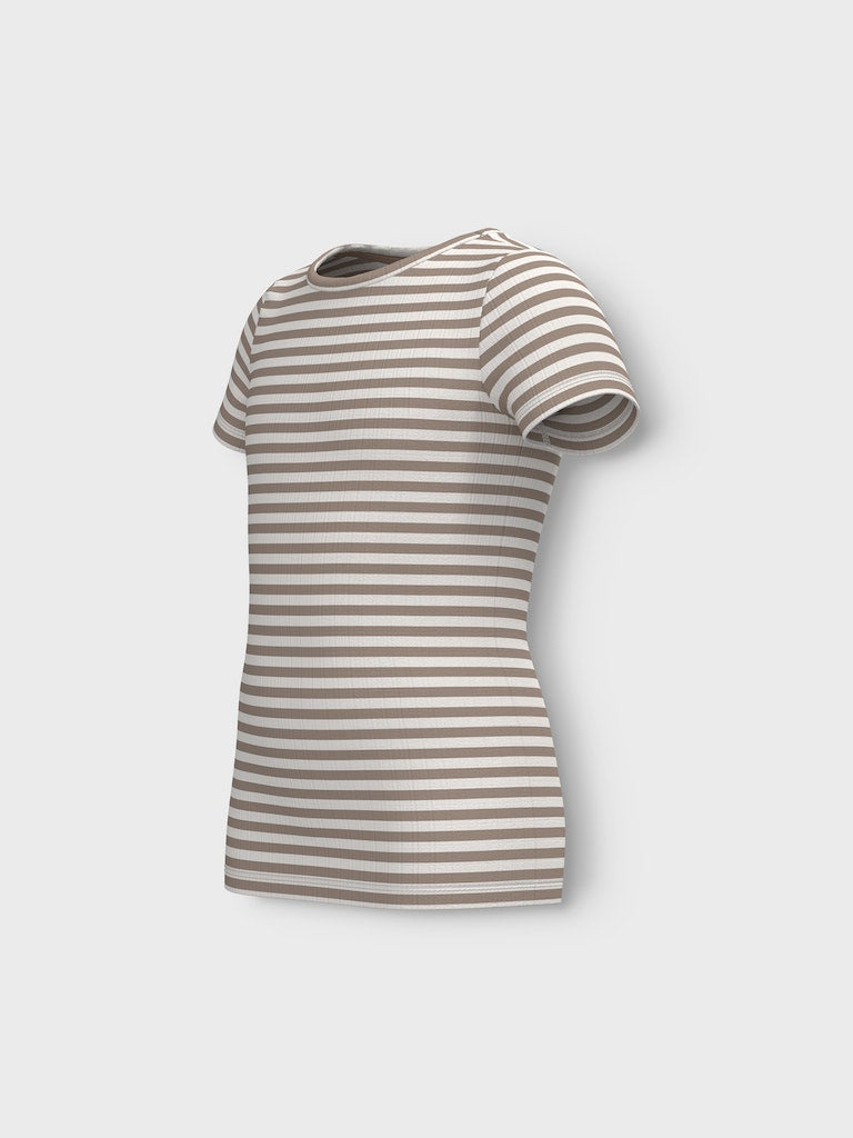 Name it Mädchen Rippshirt T-Shirt edel weich Teenager NKFSURAJA