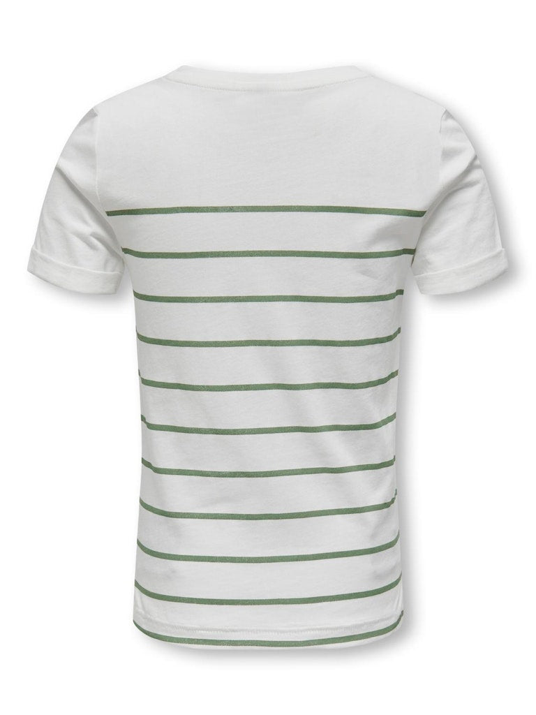 Only Mädchen T-Shirt Herz Glitzer Streifen Geschenkidee edel KOGEMILY