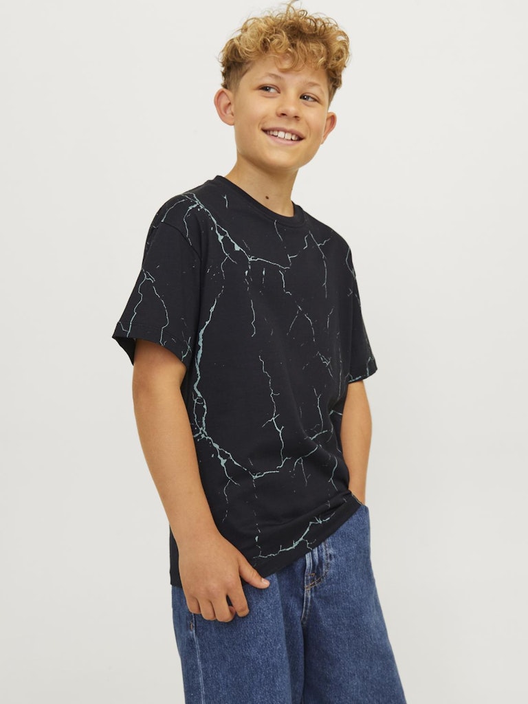 Jack & Jones Jungen T-Shirt Kurzarm JJKEY LOOSE COTTON TEE