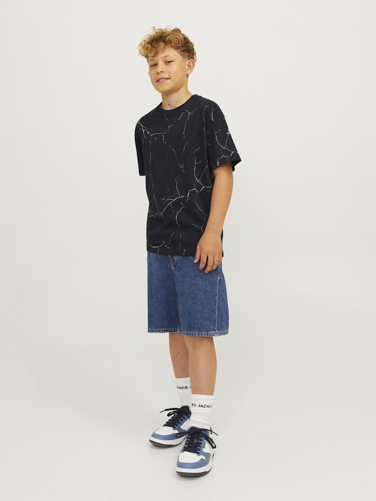 Jack & Jones Jungen T-Shirt Kurzarm JJKEY LOOSE COTTON TEE