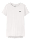 Name it Mädchen T-Shirt Herz Glitzer Geschenkidee edel NKFVIOLINE