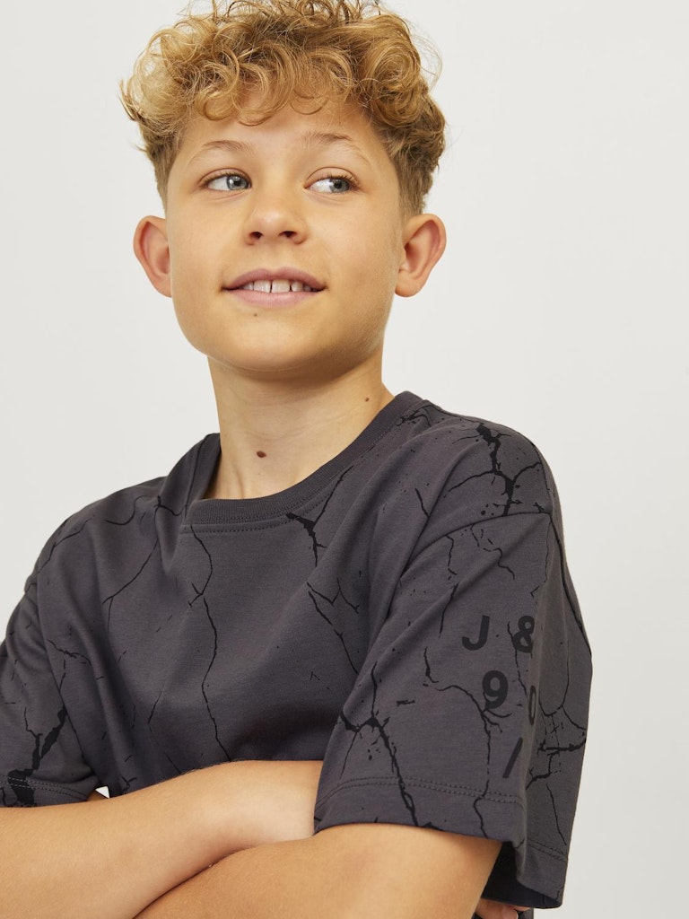 Jack & Jones Jungen T-Shirt Kurzarm JJKEY LOOSE COTTON TEE