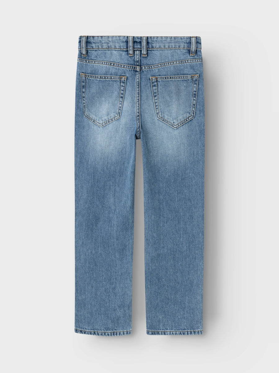 Name it Jungen Jeans weites Bein Straight Hellblau  NKMRYAN