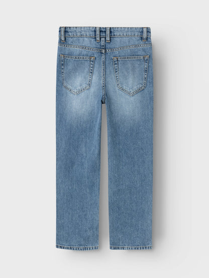 Name it Jungen Jeans weites Bein Straight Hellblau  NKMRYAN