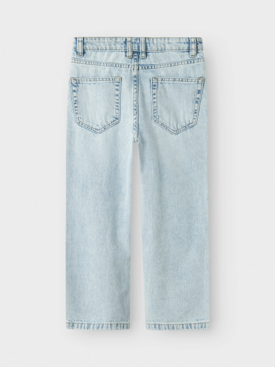 Name it Jungen Jeans weites Bein Straight Hellblau  NKMRYAN