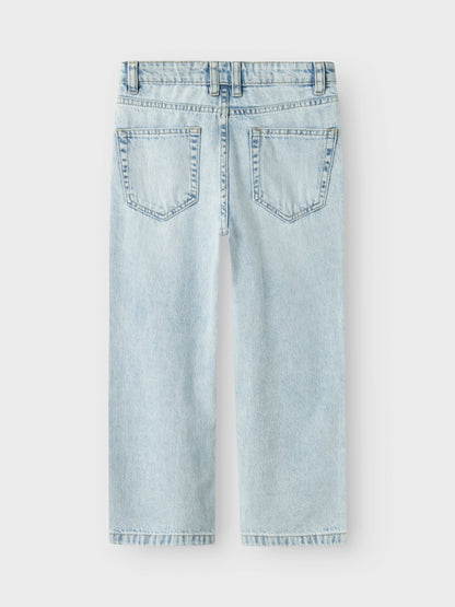Name it Jungen Jeans weites Bein Straight Hellblau  NKMRYAN
