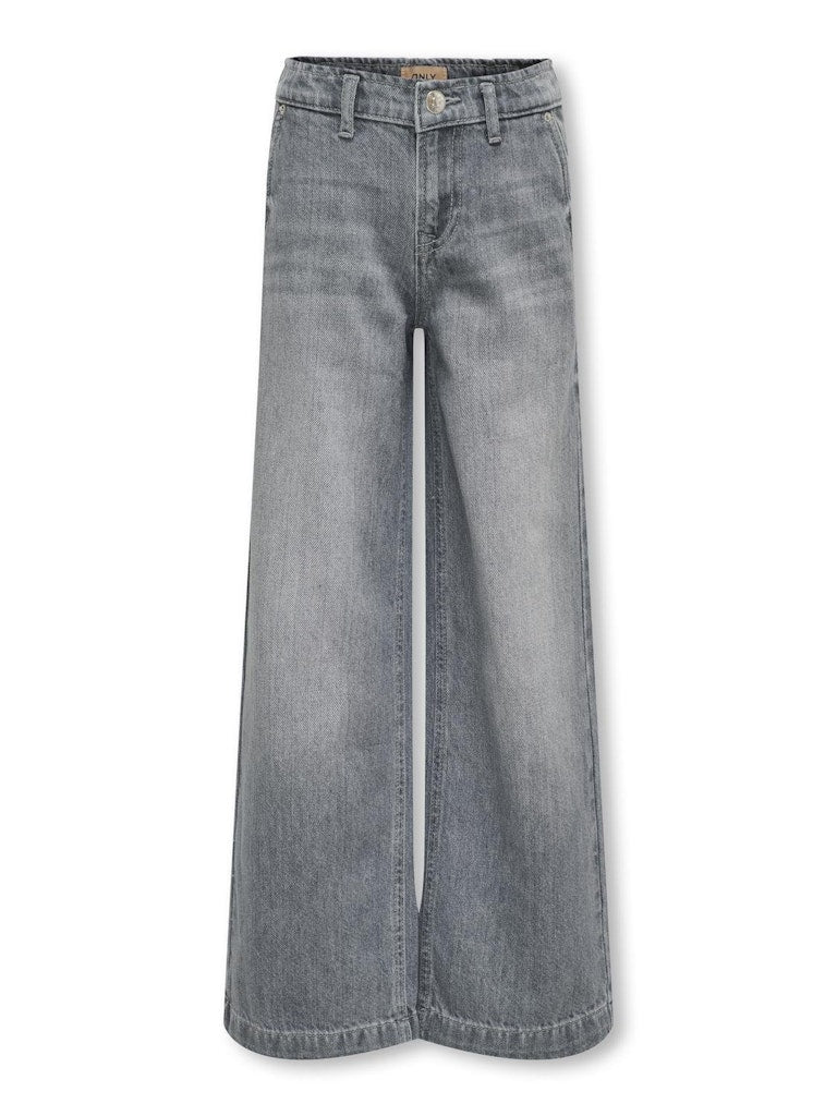 Only Mädchen Jeans Wide leg Teenager leicht leger weit top KOGCOMET