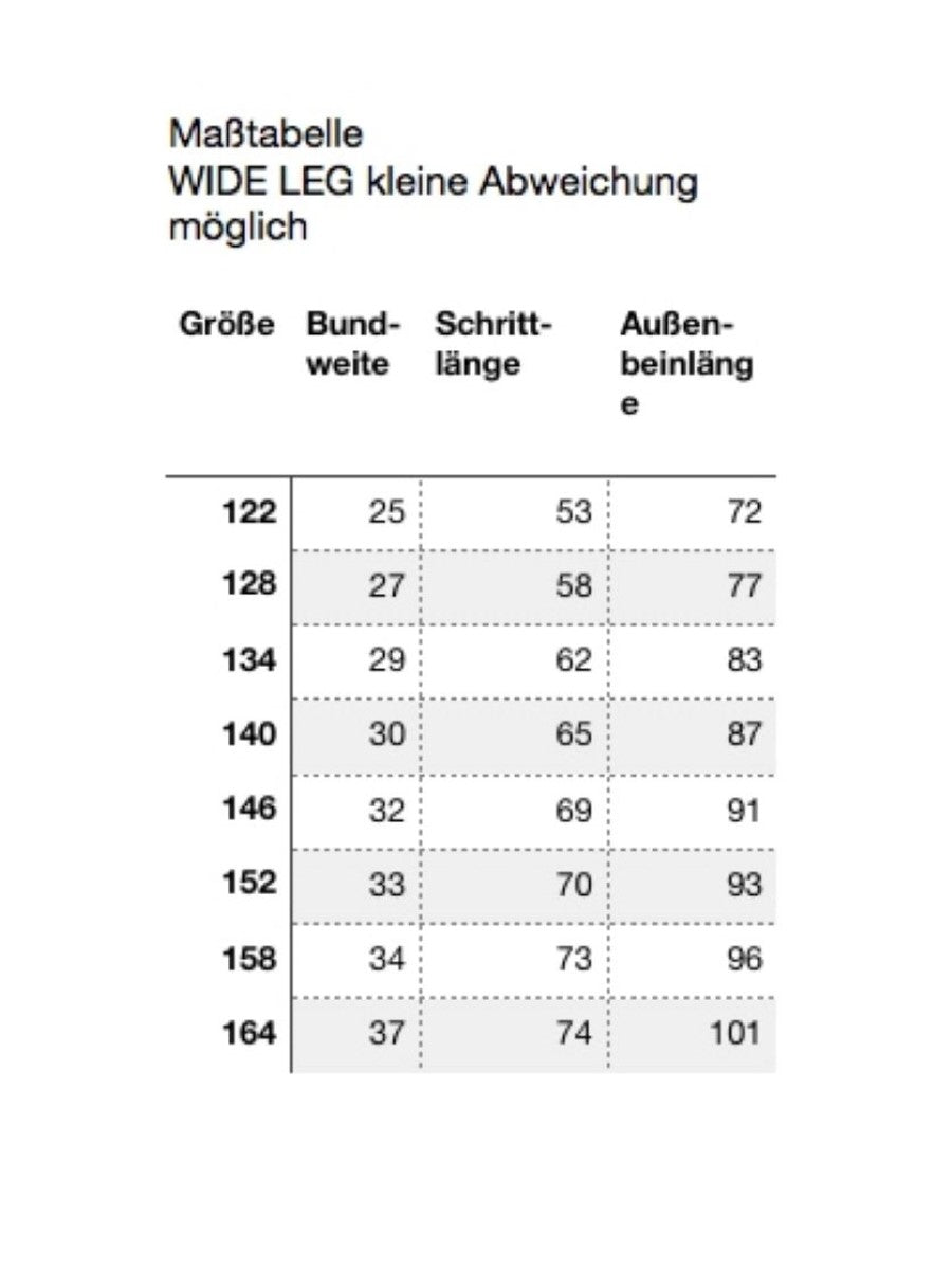 Only Mädchen Jeans Wide leg Teenager leicht leger weit top KOGCOMET