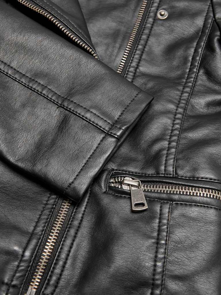 Only Mädchen Jacke Bikerjacke Kunstleder Übergangsjacke KOGFREYA