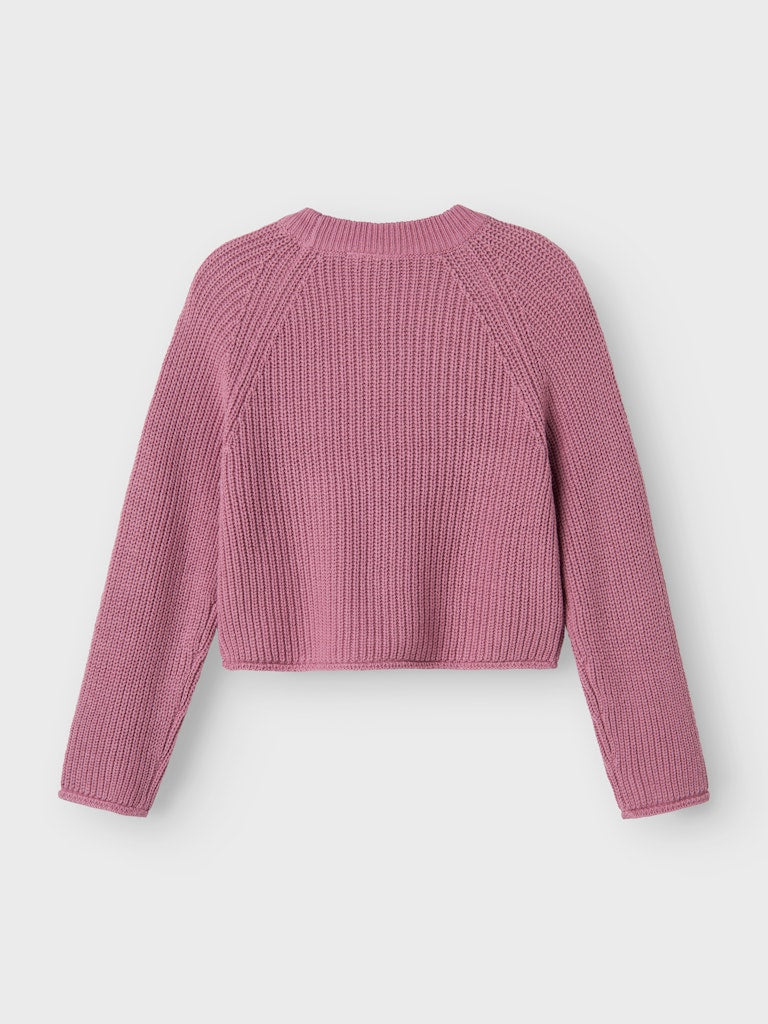 Name it Mädchen Strickpulli kurz Schulanfang