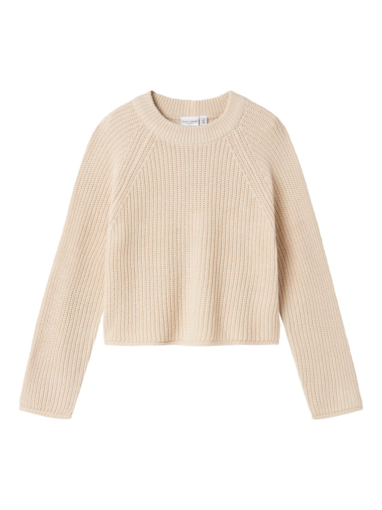 Name it Mädchen Strickpulli kurz Schulanfang