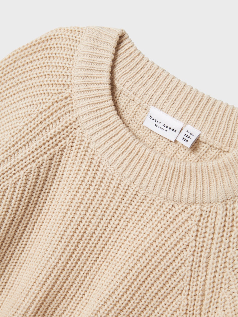 Name it Mädchen Strickpulli kurz Schulanfang