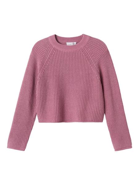 Name it Mädchen Strickpulli kurz Schulanfang