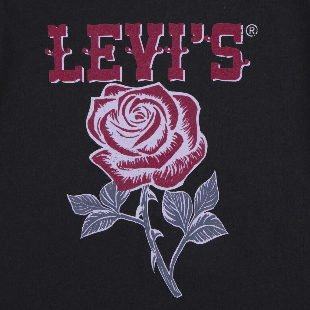 Levi's® Kids Mädchen Oversize T-Shirt mit Western-Rosen