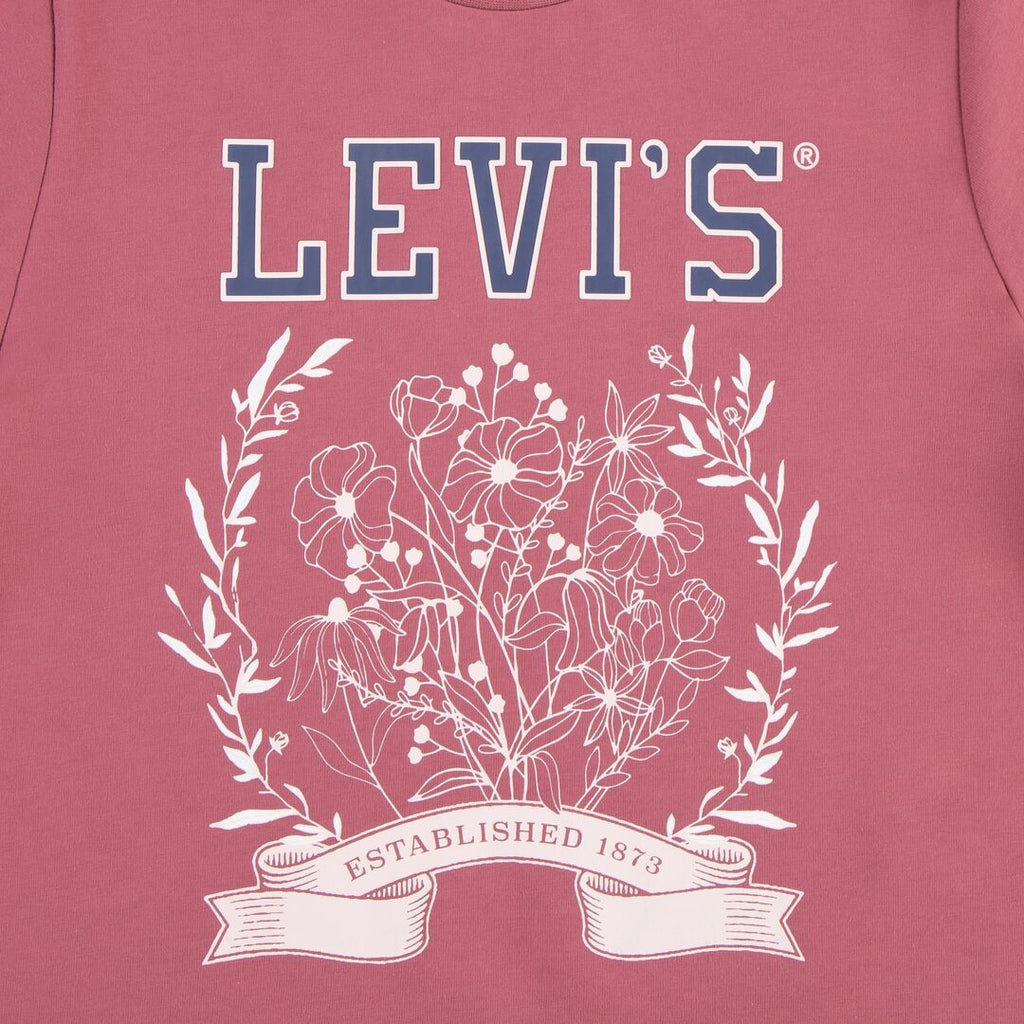 Levi's® Kids Mädchen T-Shirt LVG COLLEGIATE SS T-SHIRT Rosewein
