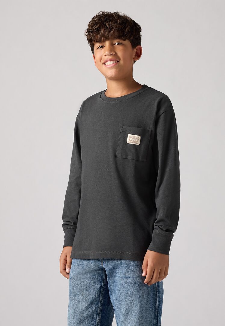 Levi's® Kids Jungen Langarmshirt LONG SLEEVE POCKET TEE