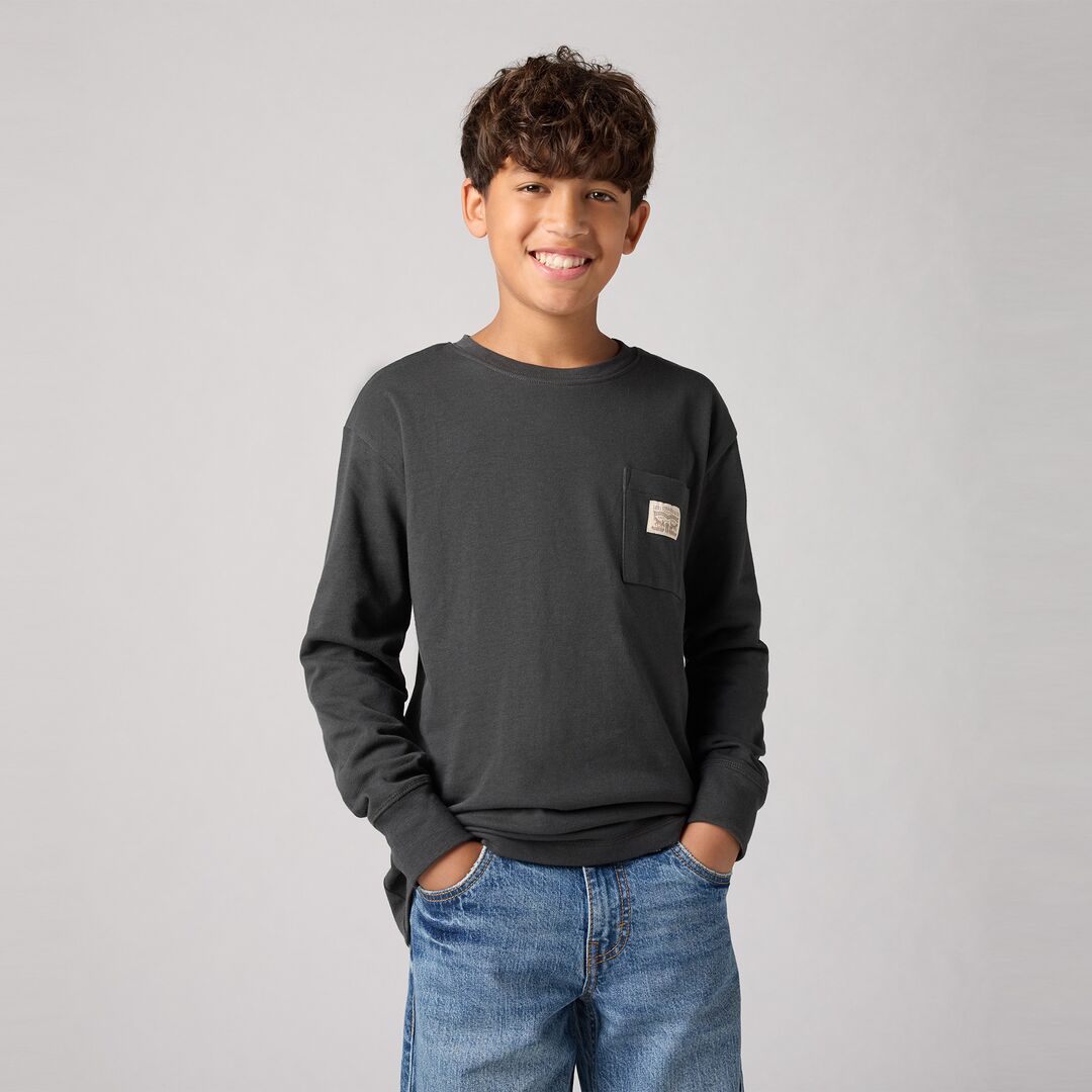 Levi's® Kids Jungen Langarmshirt LONG SLEEVE POCKET TEE