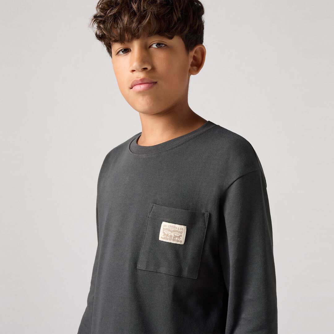 Levi's® Kids Jungen Langarmshirt LONG SLEEVE POCKET TEE